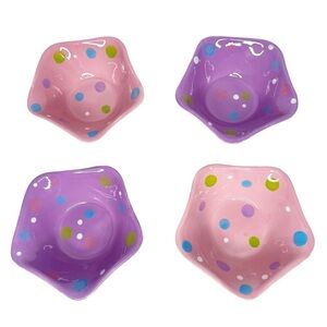 CENTURY FOUR LAVENDER AND PINK FUNFETTI ICE CREAM BOWLS